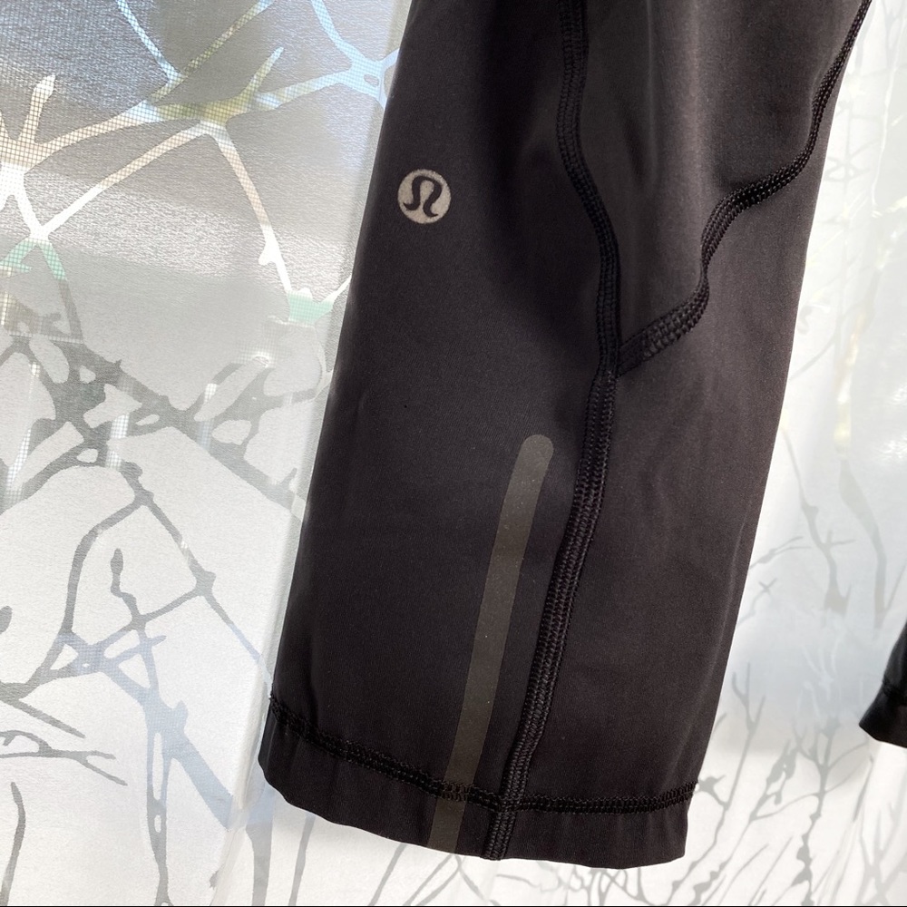 Lululemon mens all black compression long tights leggings pants - Picture 5 of 7